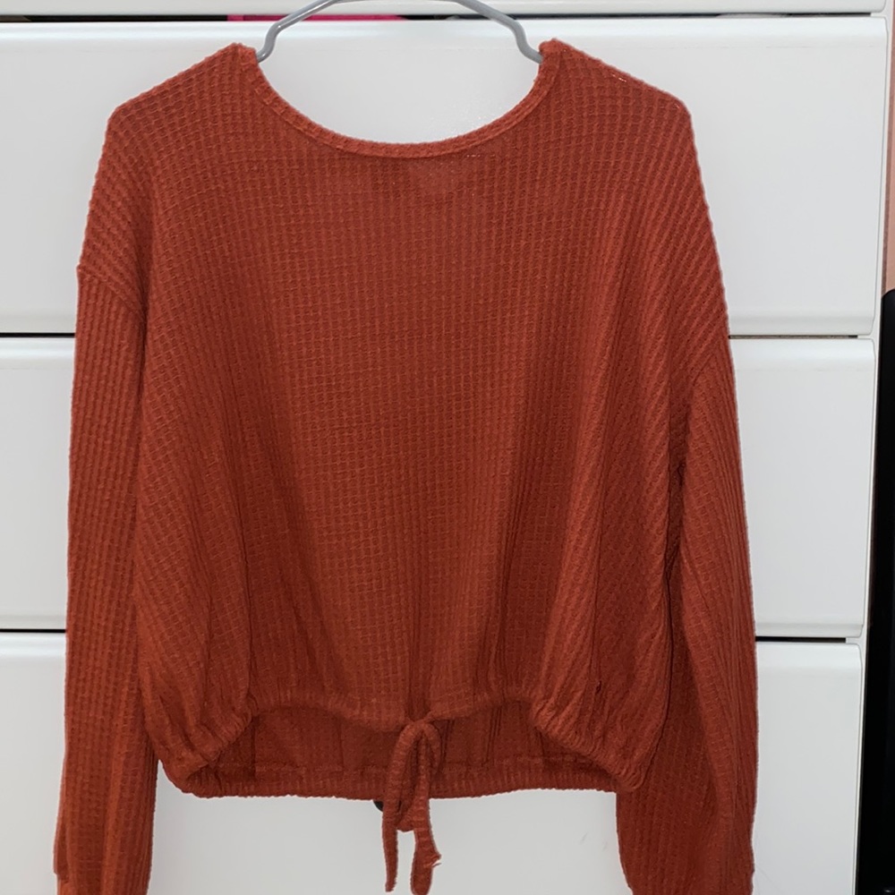 Hollister waffle shirt